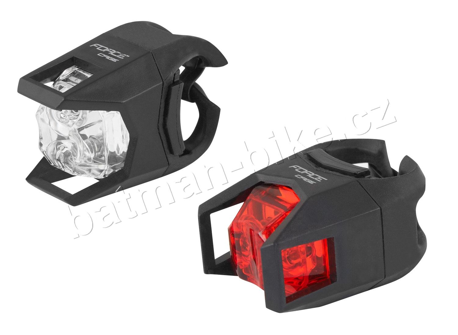 Blikačky sada F CAGE bateriové přední+zadní
