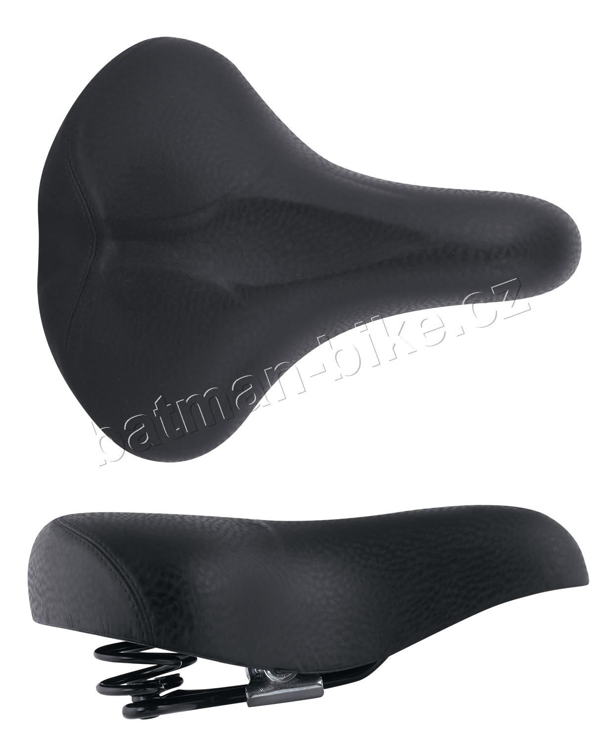 Sedlo FORCE LADY s pružinou, černé