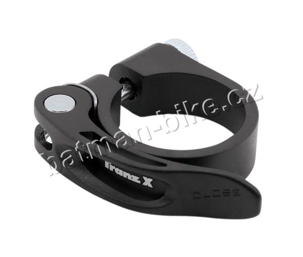 Objímka sedlovky černá s RÚ 31.8