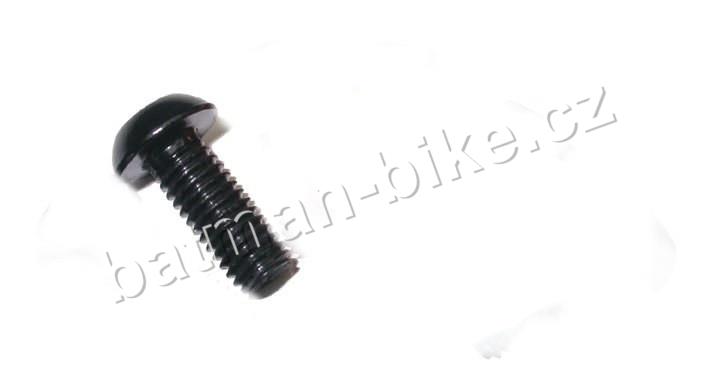 Šroub košíku M5 imbus Alu černý