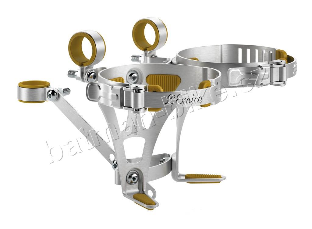 Držák láhve na pití Elite L'Eroica pro 2 láhve, Aluminium