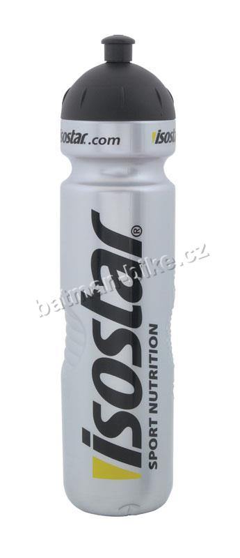 Láhev ISOSTAR 1l stříbrná výsuvný vršek