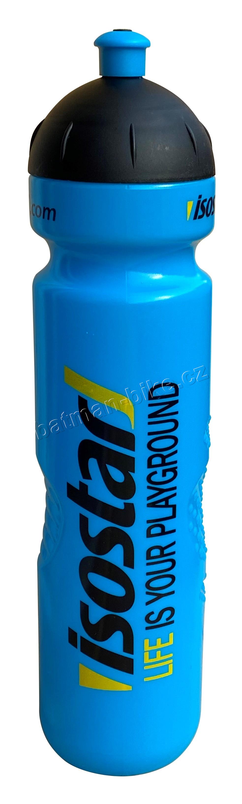 Láhev ISOSTAR 1 l, výsuvný vršek, modrá