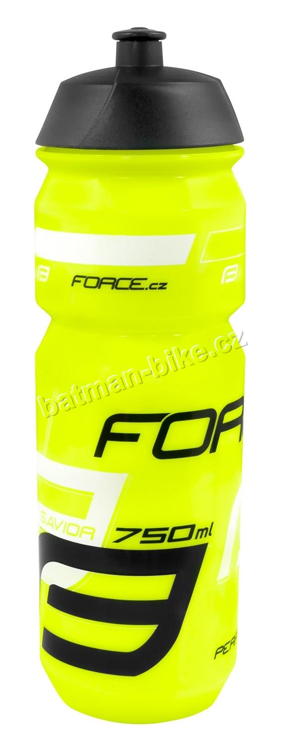 Láhev FORCE SAVIOR 0,75 l, fluo-černo-bílá