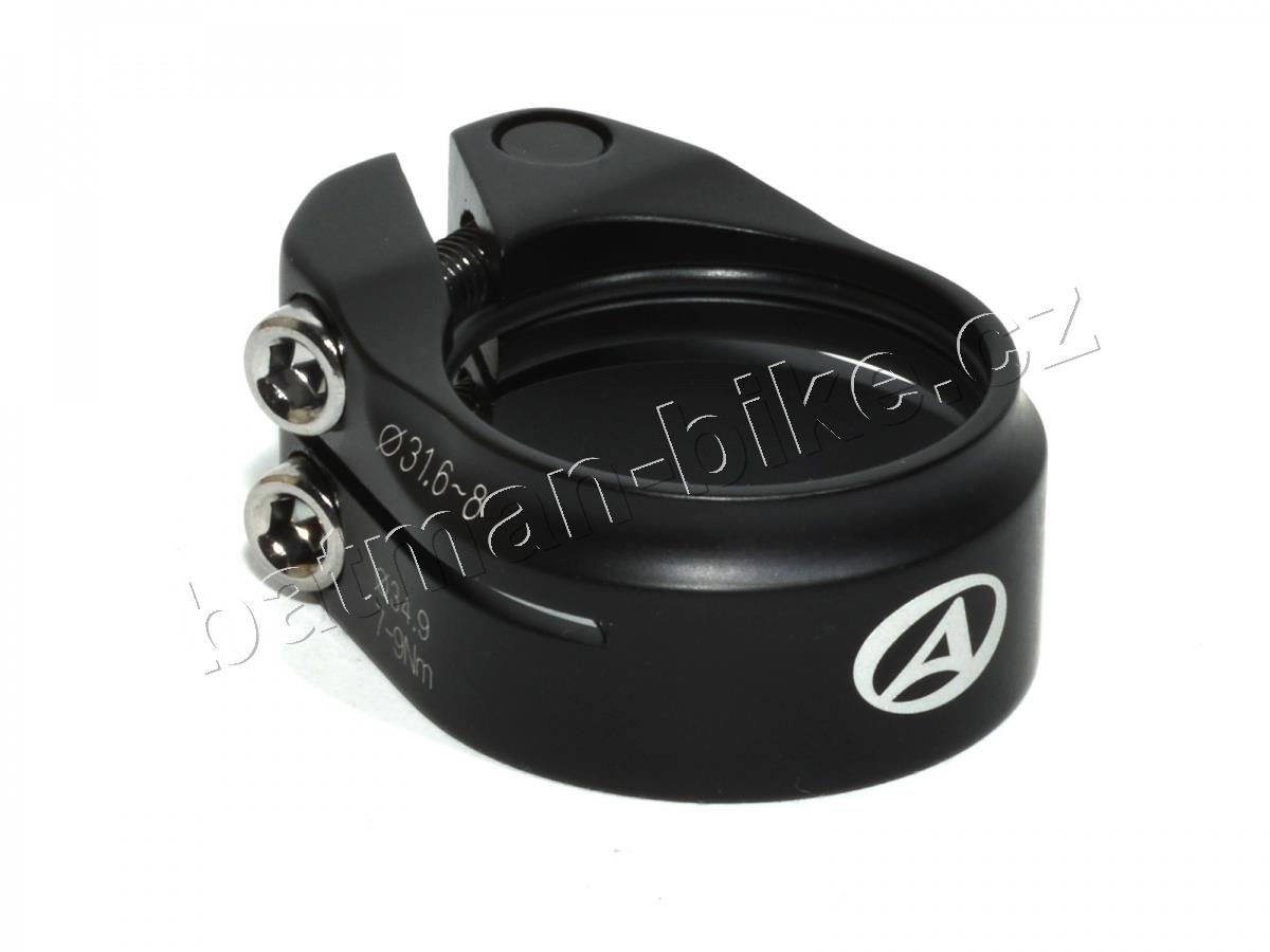 Objímka sedlovky ACO - 315 d.31,6/ 34,9mm černá