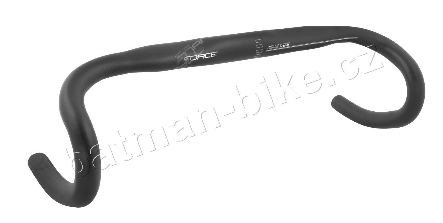 Řidítka FORCE ROAD H9.2 31,8/420 mm Al, černá