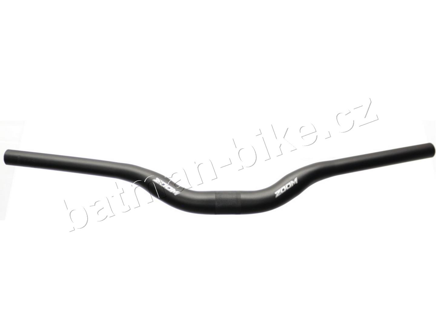 Řídítka MTB ZOOM Alu Rizer 31,8 mm,600/40 mm barva černá