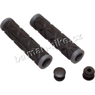 Gripy VELO VLG-172-AD2 125 mm černo/šedé