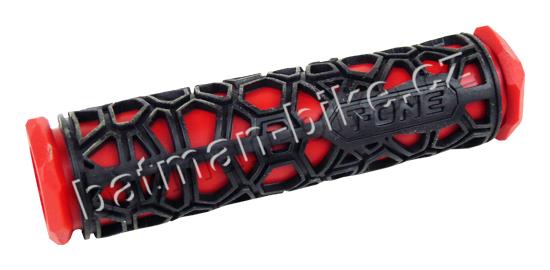 Gripy T-ONE T-GP19R  černé/červené