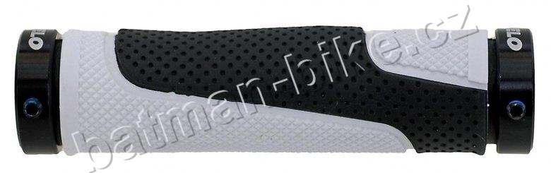 Gripy Velo Vicegrip+objímka Al bílá/černá