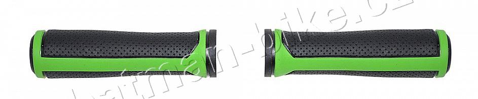Gripy NEXELO COMFORT černo/zelená 125mm