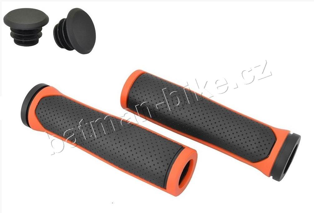 Gripy NEXELO COMFORT černo/oranžová 125mm