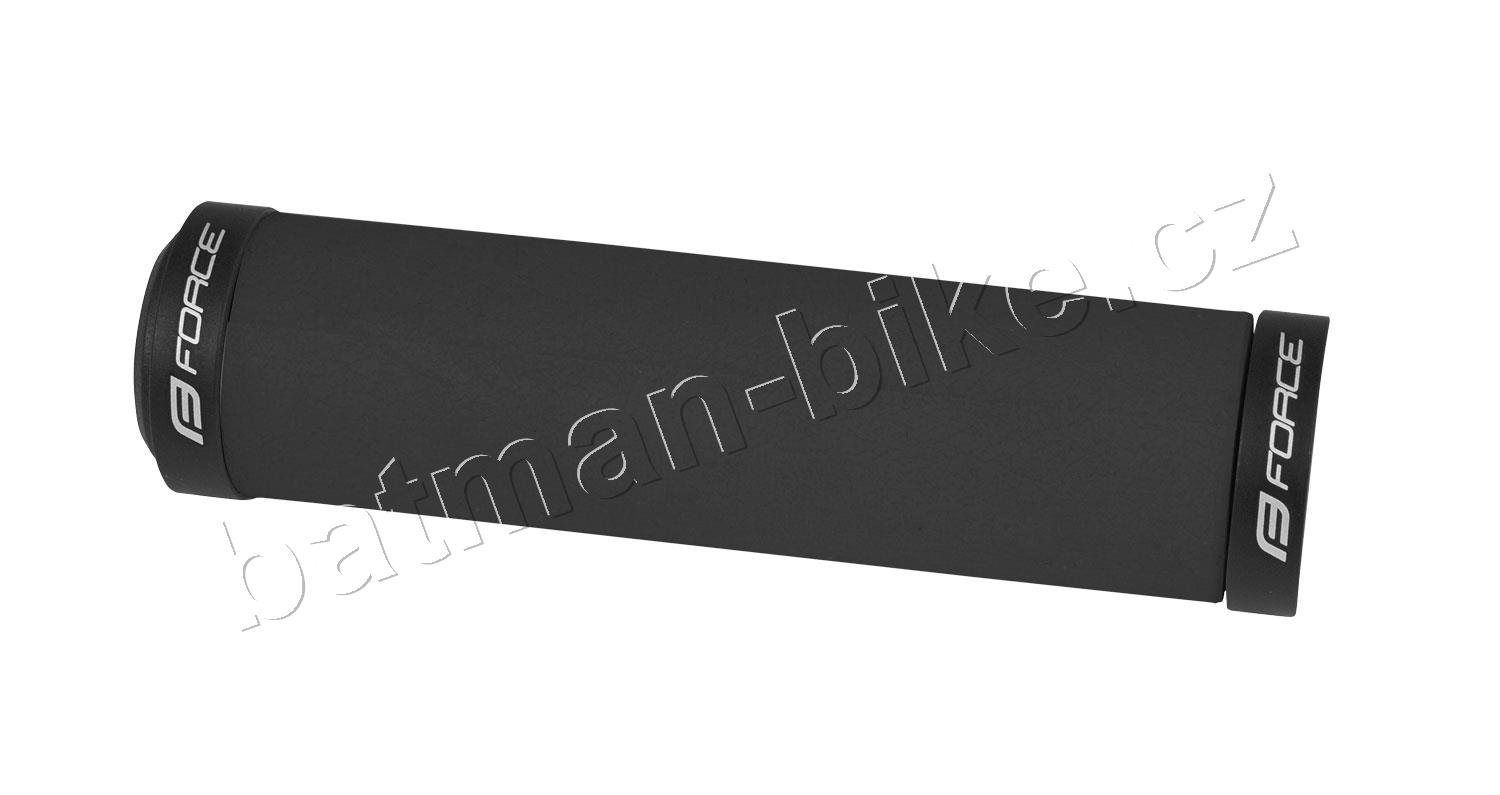 Gripy FORCE BOND jištěná silikonová, černá
