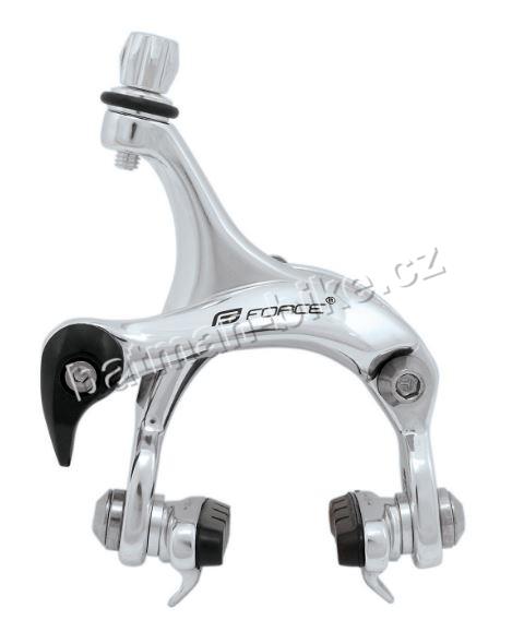 Brzdové čelisti FORCE silniční 43-57 mm, stříbrné