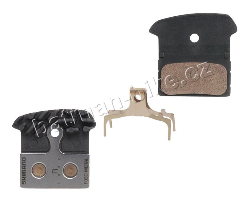 Brzdové desky SH J04C kovové, s pružinou+chladič