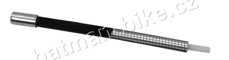 Bowden teflon brzdový černý 1m