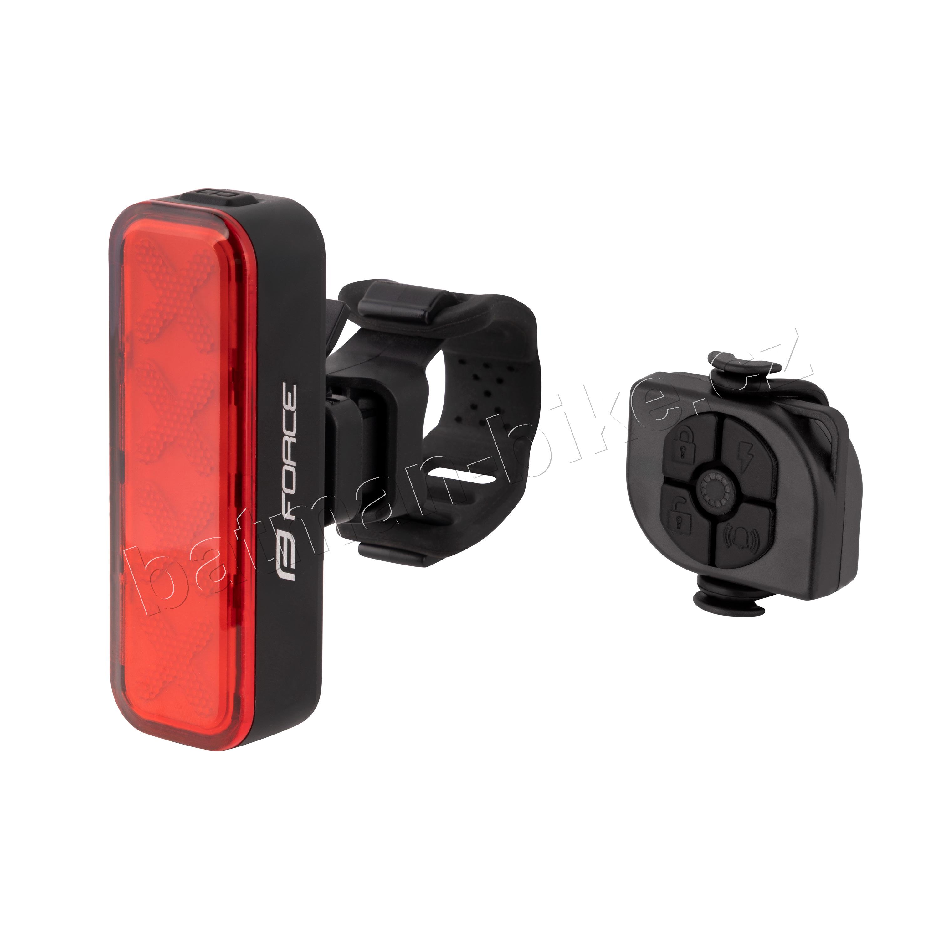 Blikačka zadní FORCE ALARM 300LM,36x LED, USB