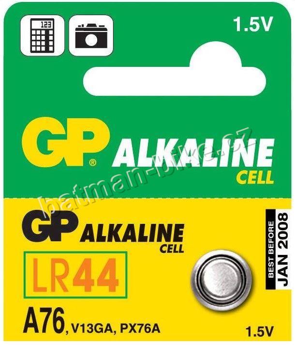 Baterie GP LR44 A76 /1,5V 1ks