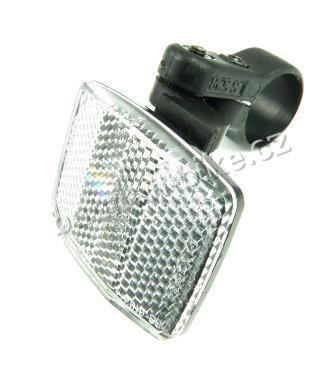 Odrazka přední s objímkou 25mm