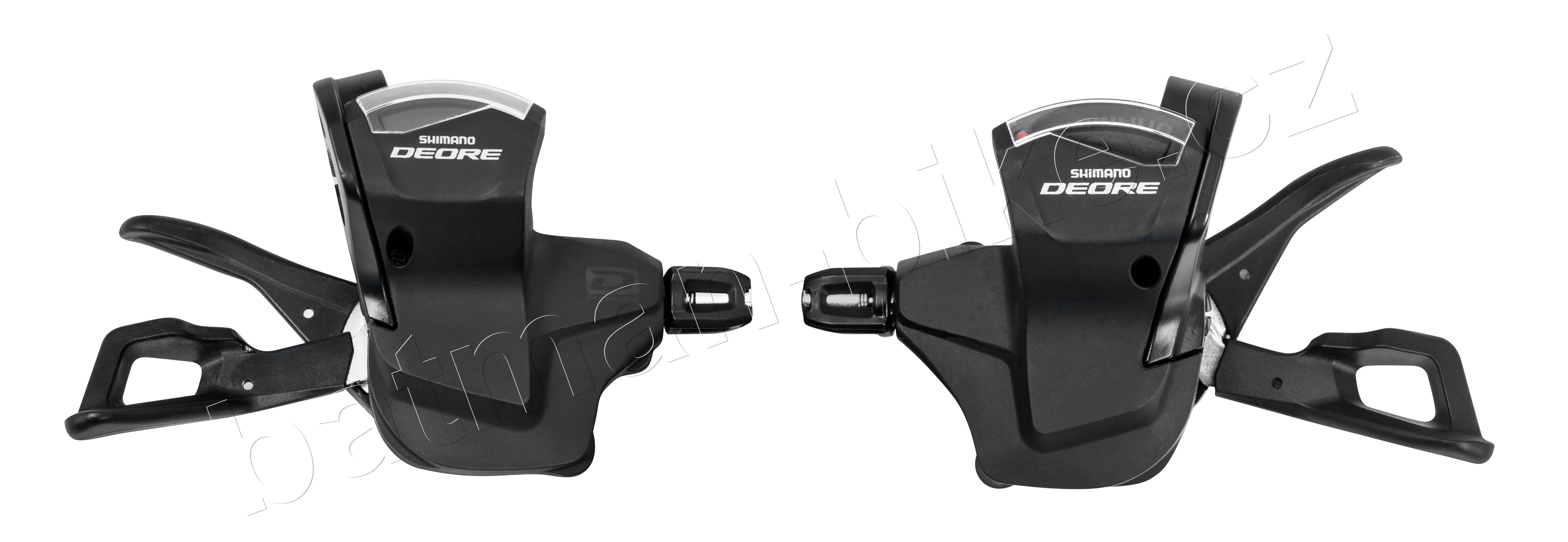 Řadící páčky DEORE SLM6000L+R 10x2/3k, s objímkou