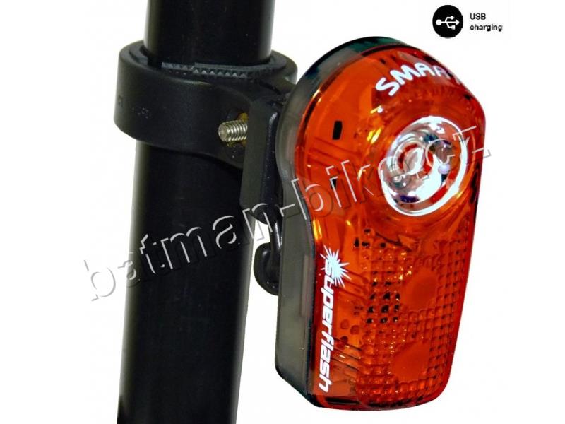 Blikačka zadní SMART 317 0.5W RED LED USB