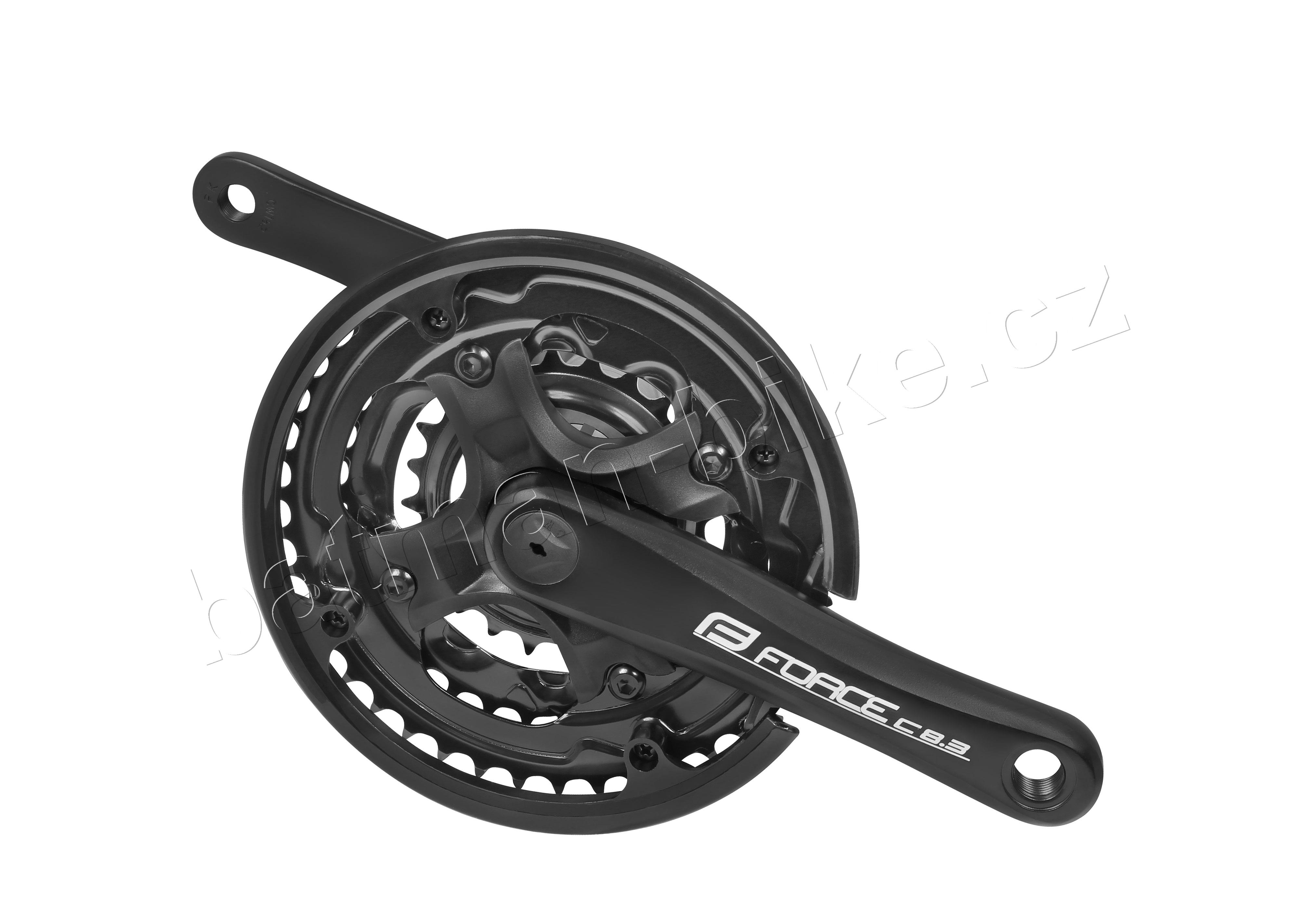 Kliky FORCE C8.3 Al 42/34/24z kryt 152mm, černé