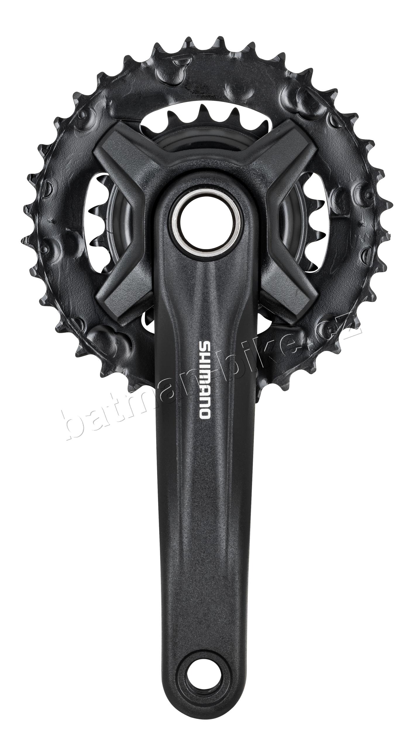 Kliky MTB FCMT210 36/22 černé 175 integrovaná osa