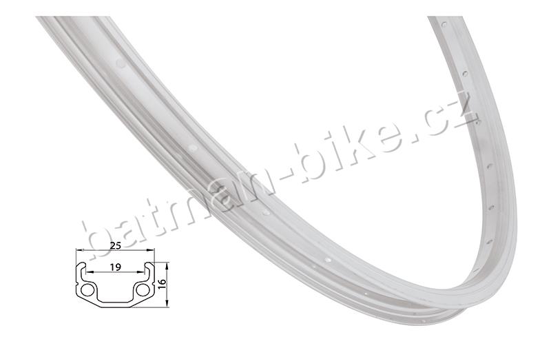 Ráfek REMERX RMX219 622x19 36děr, stříbrný