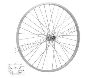 Kolo přední RMX 219, 622x19, stříbrné, náboj FORCE