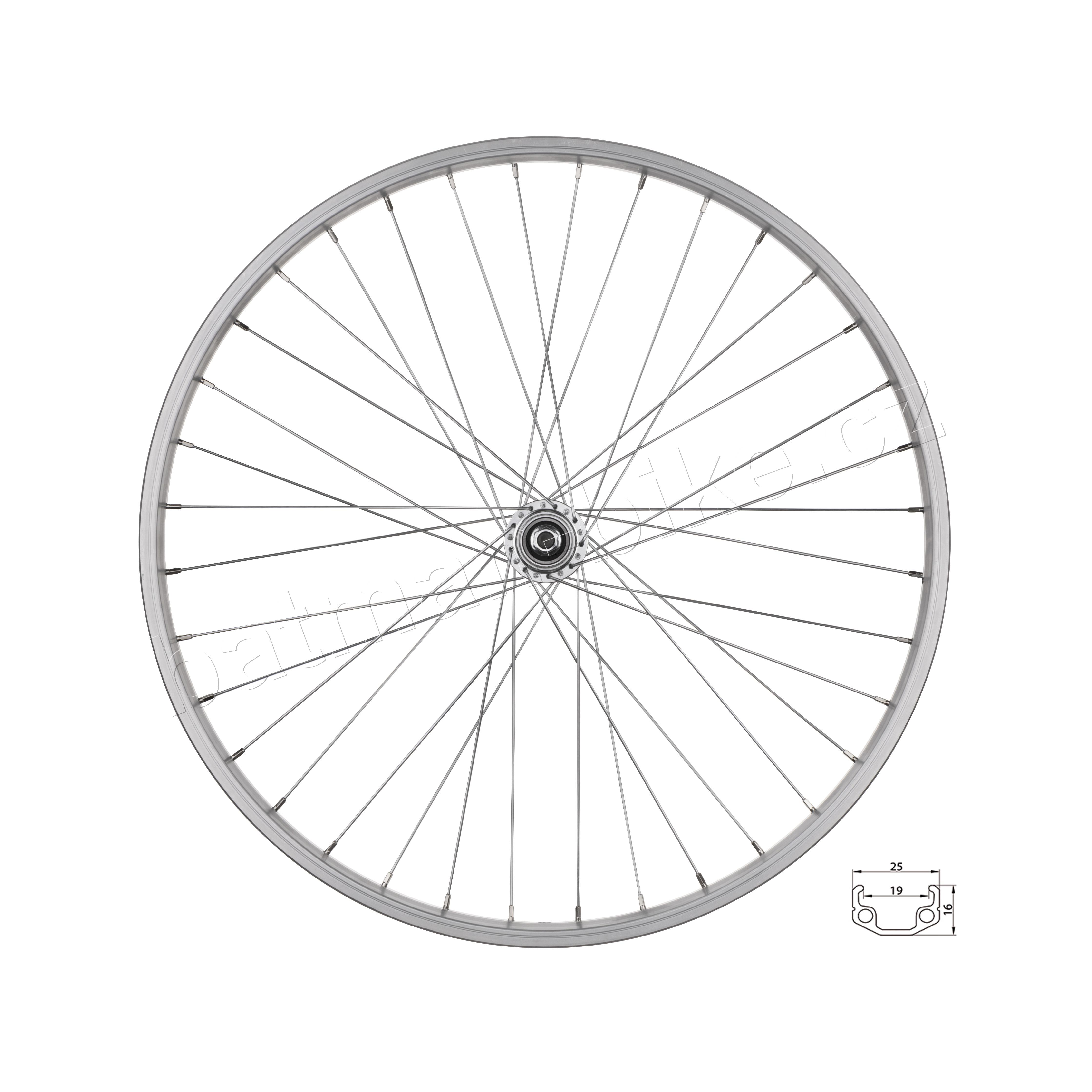 Kolo přední RMX 219, 507x19, stříbrné, s RU
