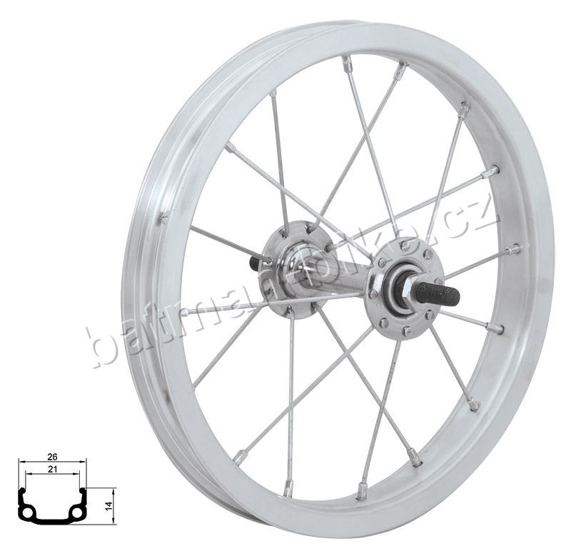 Kolo přední RMX 21, 203x21, stříbrné, náboj Remerx
