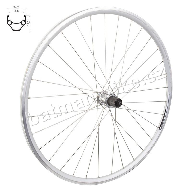 Kolo zadní Well s Ru 622x19 stříbrné