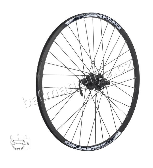 Kolo zadní FORCE BASIC DISC 622x19 FHM475-6d 36d