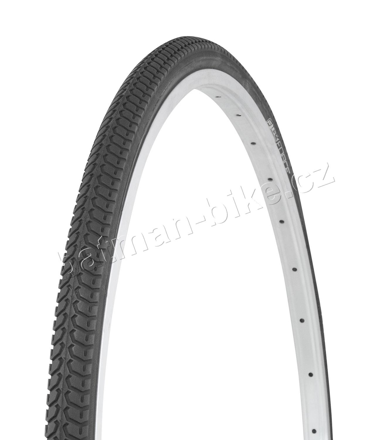 Plášť FORCE 27 x 1 1/4, IA-2202, drát, černý