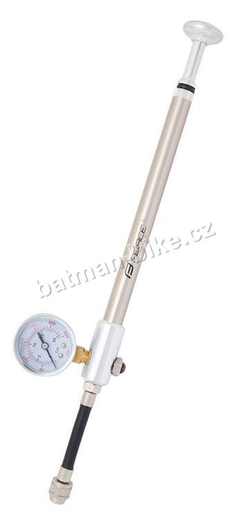 Husttilka FORCE SHOCK na odpružené vidlice,stříbrná