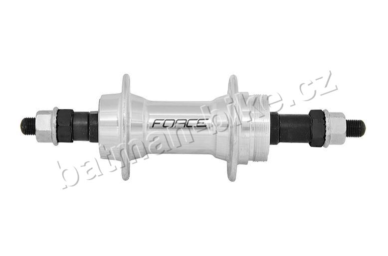 Náboj zadní FORCE Al závitový 36 děr, stříbrný