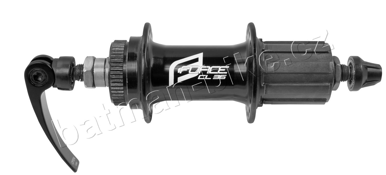 Náboj zadní FORCE CL-36 kazetový, 36d, černý