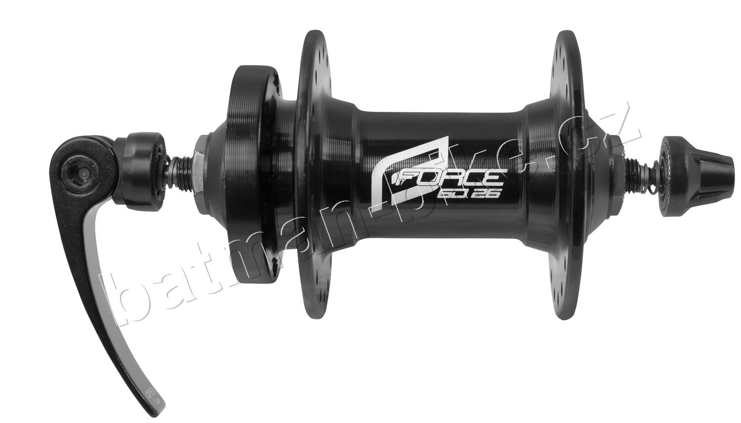 Náboj přední FORCE 6D-26, 36d,černý