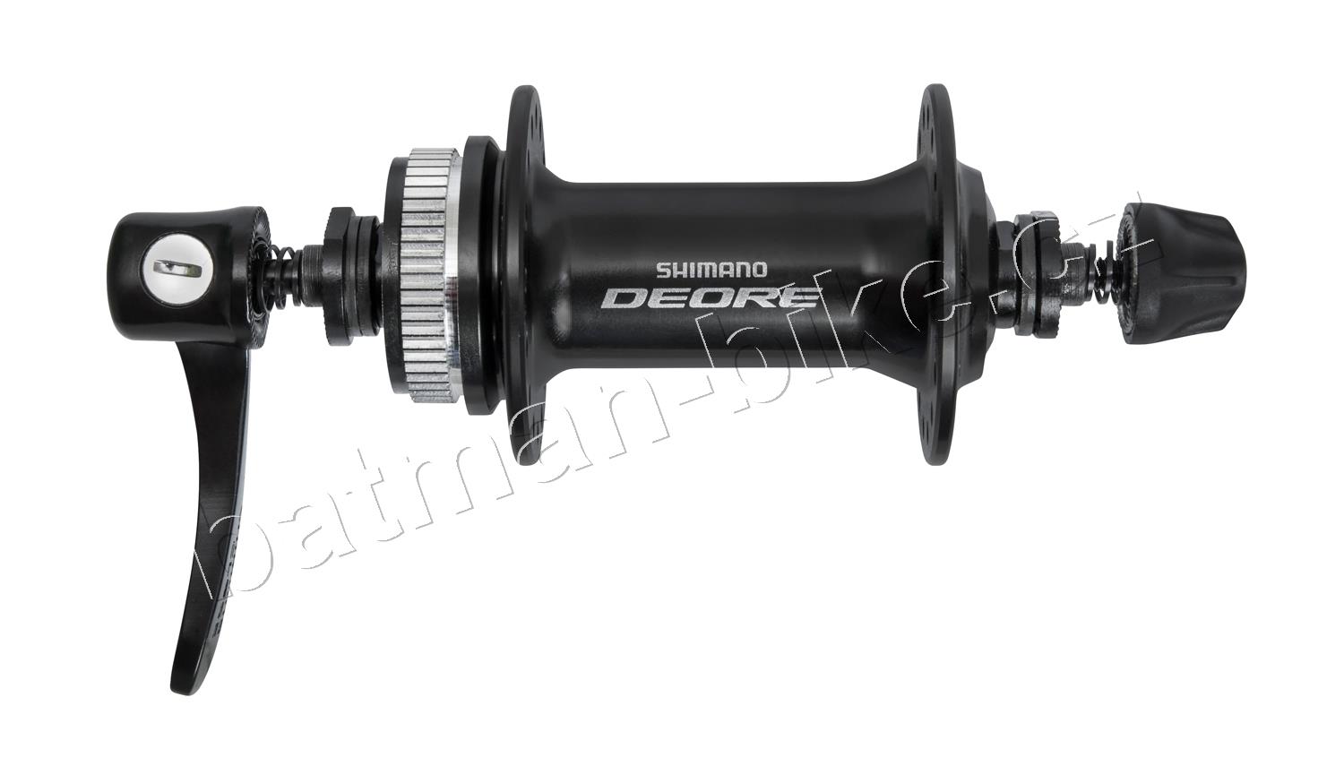 Náboj přední HBM6000 černý kot.CENTER LOCK 32 děr