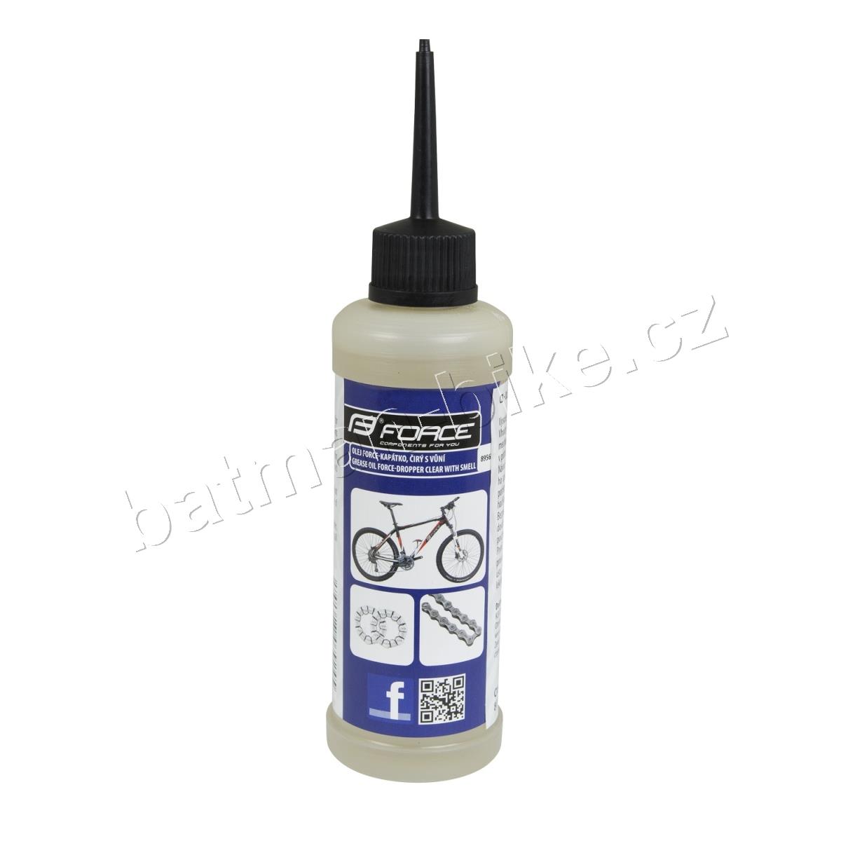 olej-kapátko FORCE, čirý, minerální, 80 ml