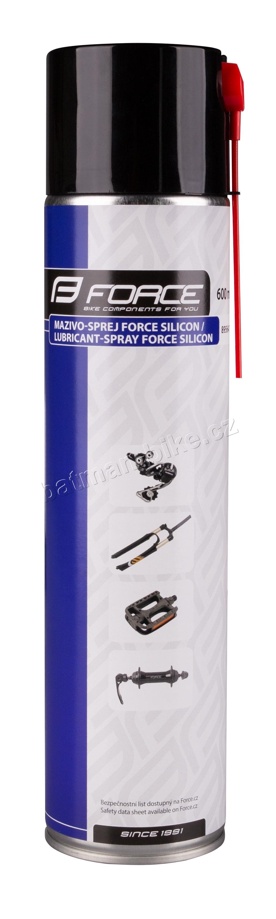 Mazivo-sprej FORCE dílenský, Silicon 600ml