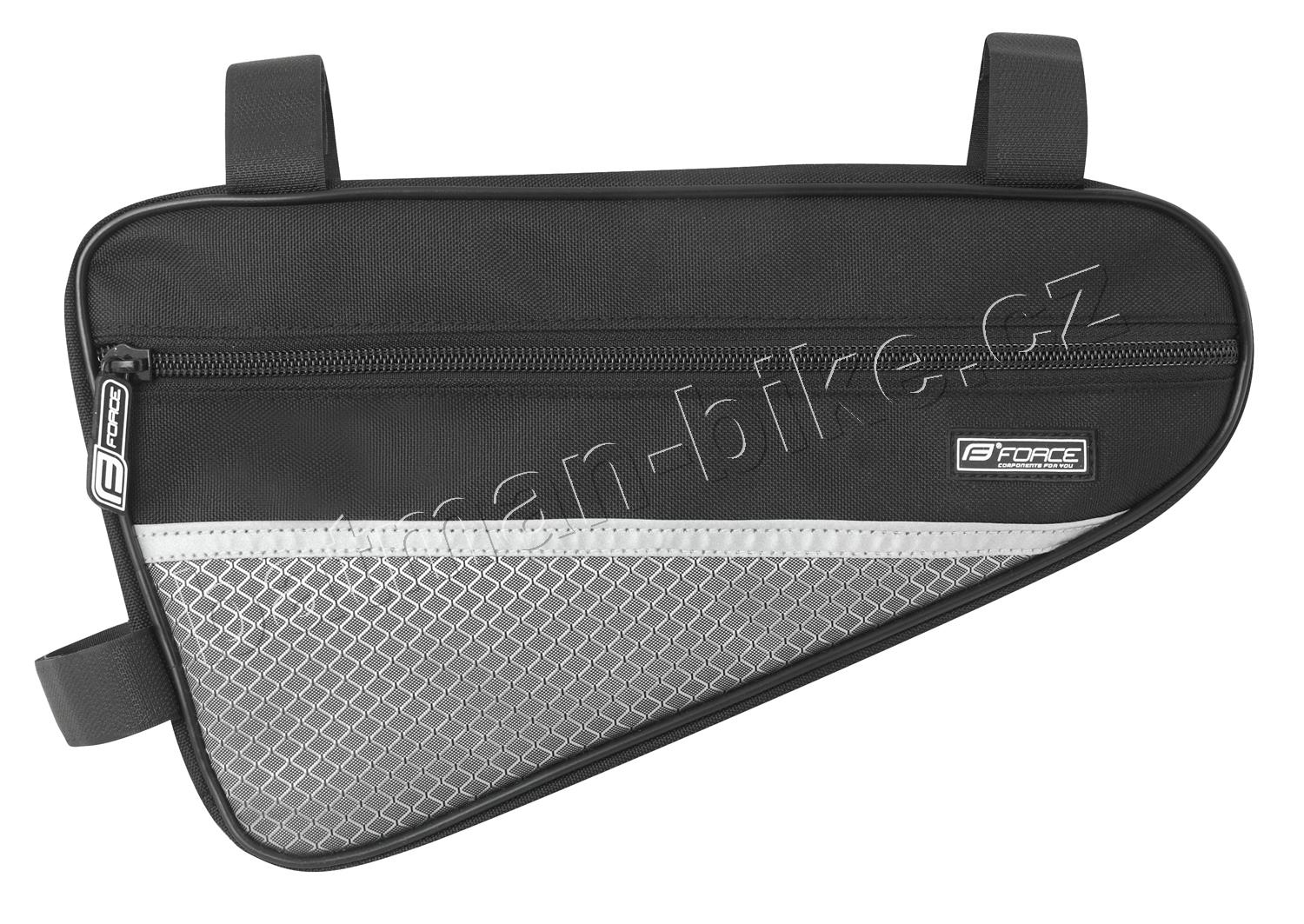 Brašna rámová F LONG STRONG vyztužená černo-šedá