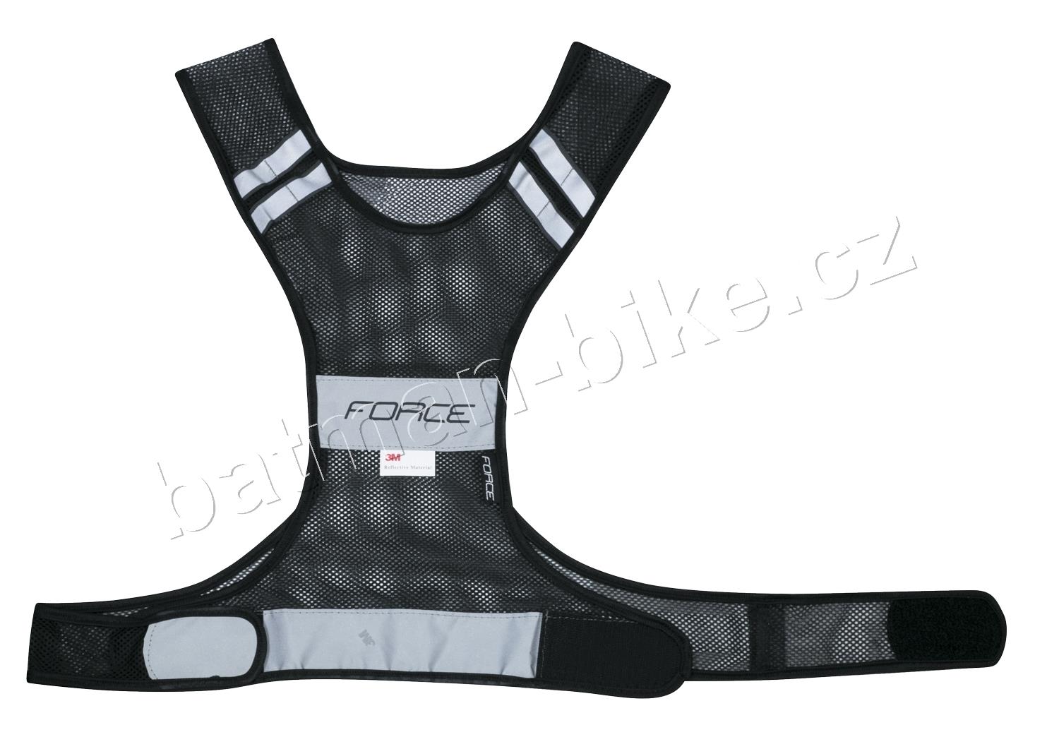 Vesta reflex FORCE SAFE do pasu na suchý zip,černá