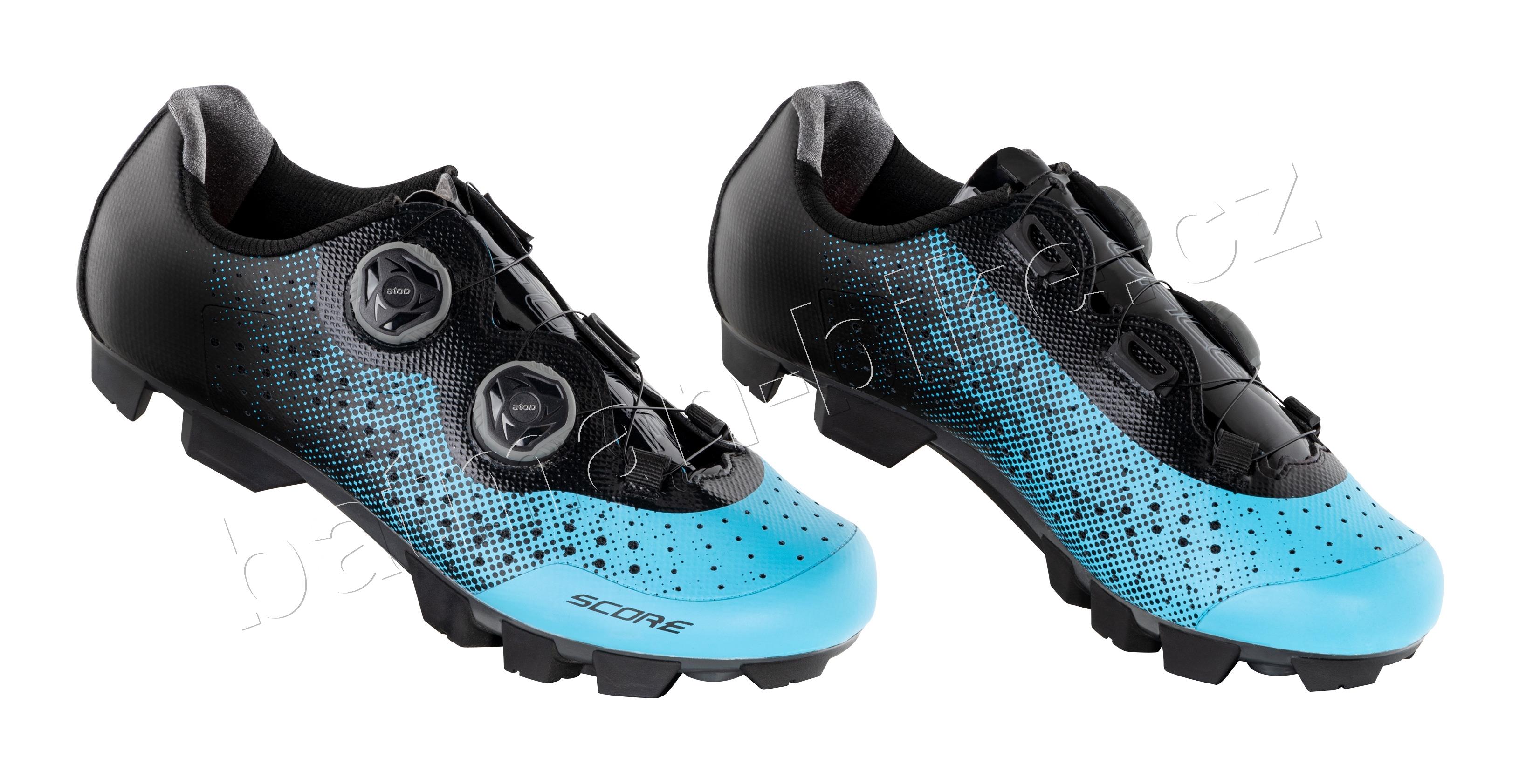 Tretry FORCE MTB SCORE, modro-černé