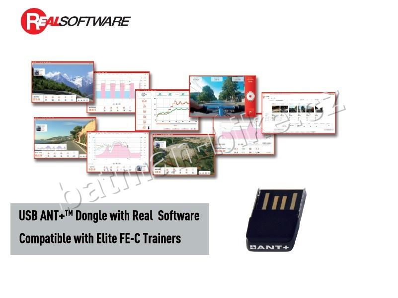 Adaptér Elite USB ANT+ s programem RealSoftware