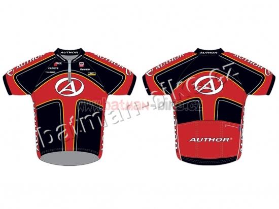 Dres ARP-10 AUTHOR,červ/čer  S