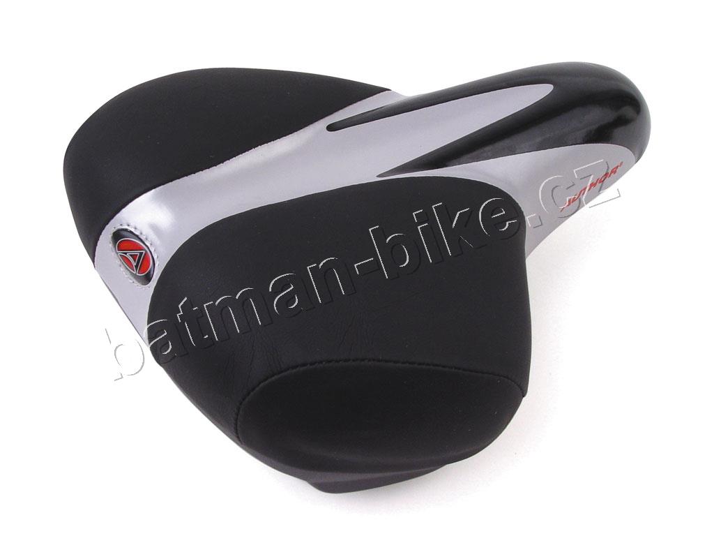 Sedlo ASD - ErgoDensity černá/stříbrná