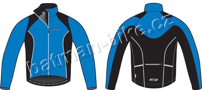 Bunda BBB Control Shield modrá XL