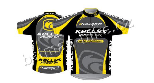 Dres Kellys PRO Team krátký rukáv žlutý* XS