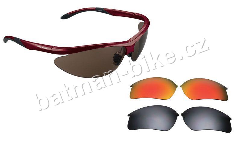 Brýle MERIDA red  3 skla   496
